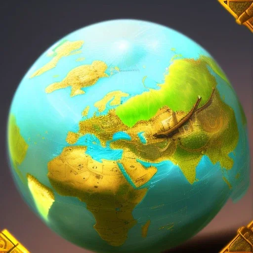 doge wizard geomancer globe