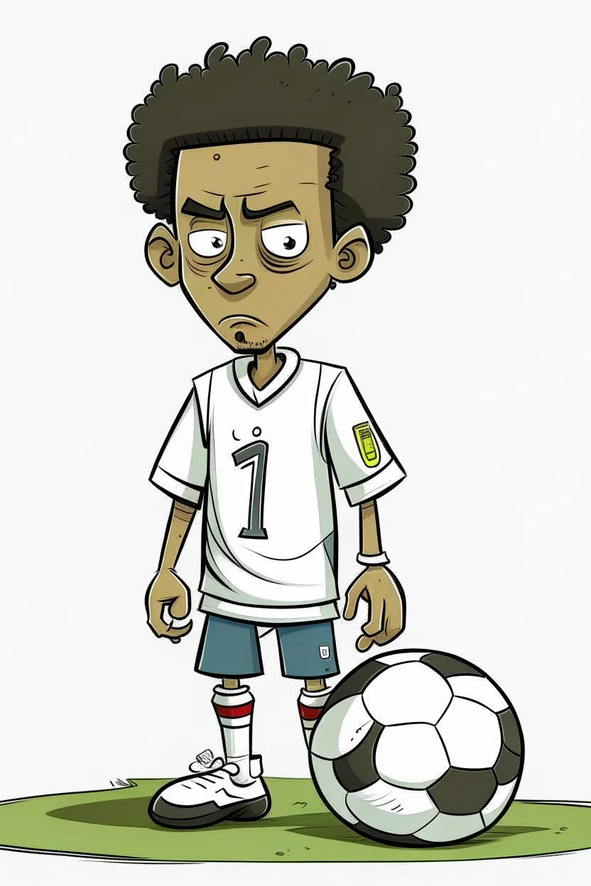 Nicholas Jackson Footballer cartoon 2d