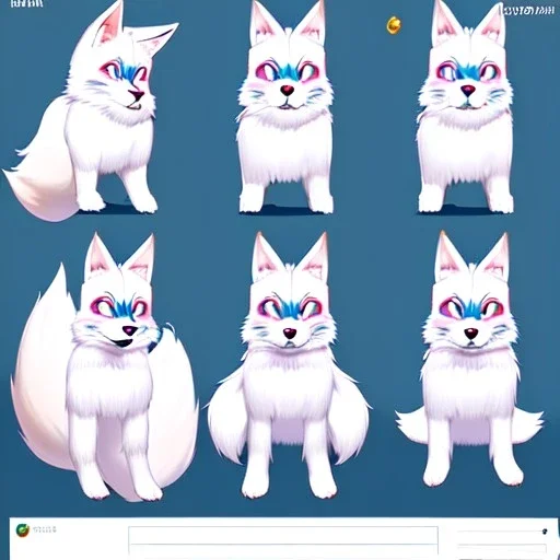  a fox fursona, well drawn, 8k, high quality, realistic, masterfully drawn, fur, furry, fursona reference sheet, in frame, full body portrait, anthropomorphic, screen for a face, backlighting, soft coloring, pastel coloring, animal legs, paws