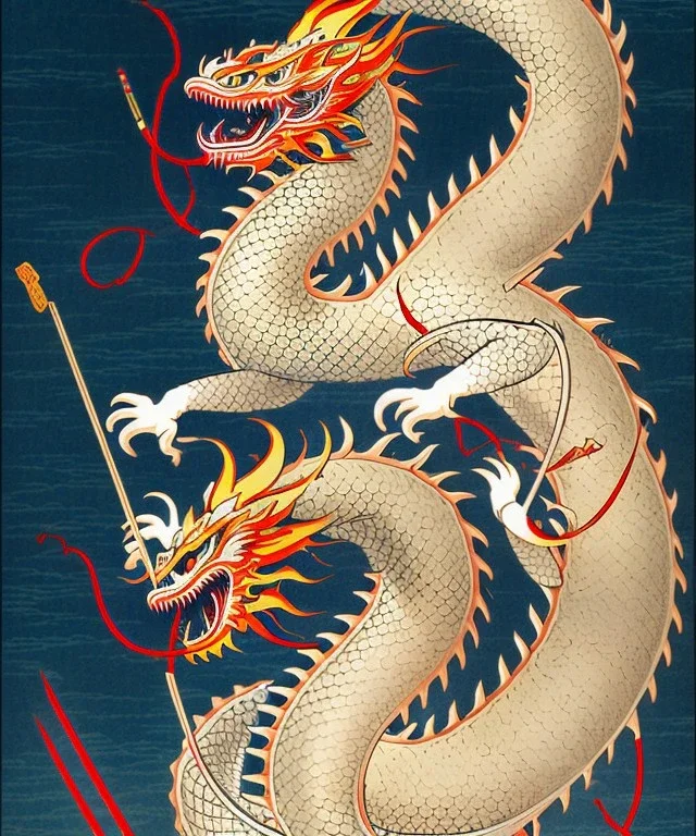 Ukiyo-e dragon