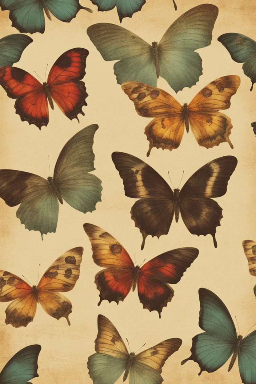 vintage butterfly background