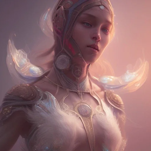 A small creature, magic, head and shoulders, 8k resolution concept art portrait by Greg Rutkowski, Artgerm, WLOP, Alphonse Mucha, dynamic lighting, hyperdetailed,intricately detailed ,Splash art, trending on Artstation, triadic colors, Unreal Engine 5 , volumetric lighting Splash art fantasy"