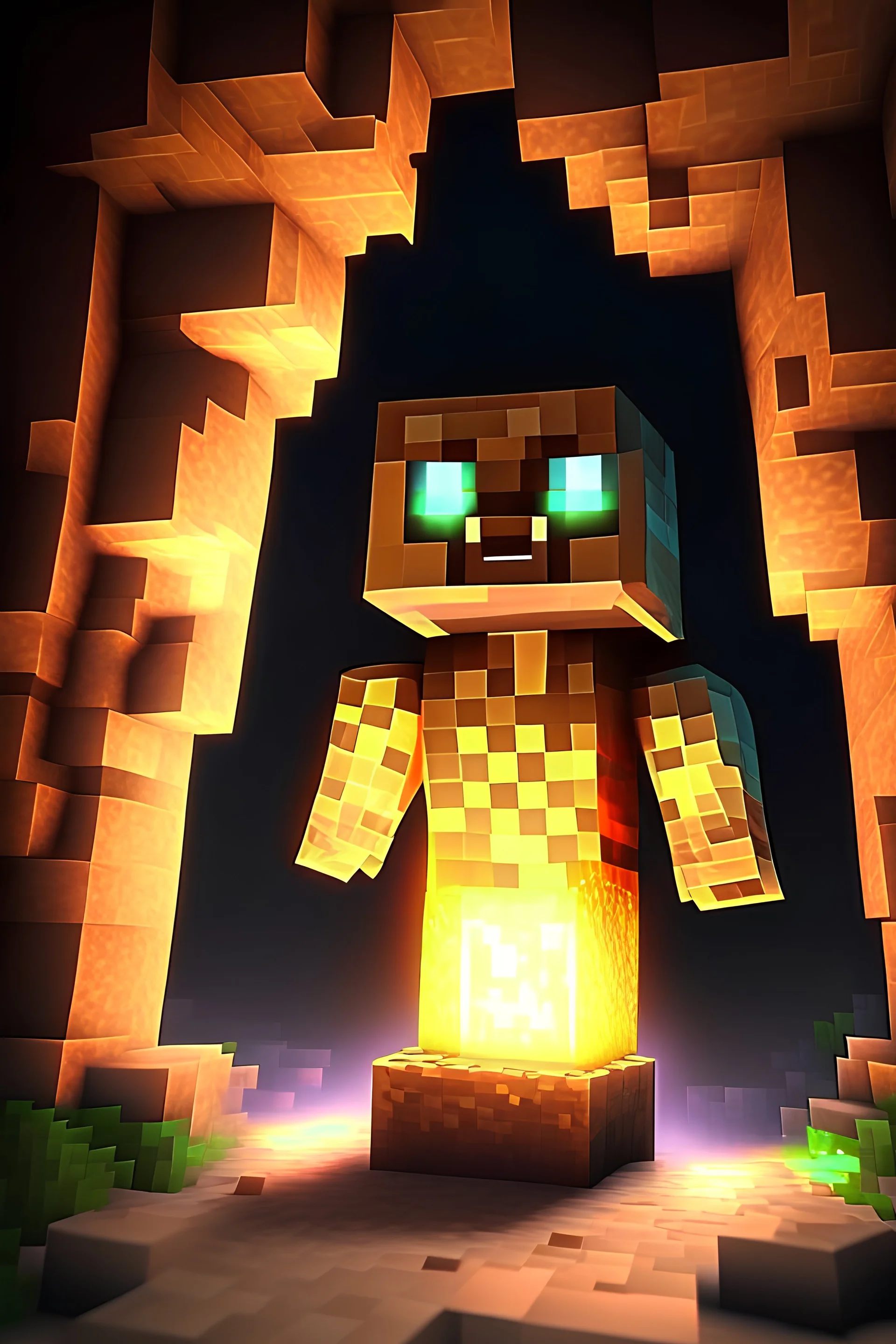 a minecraft herobrine
