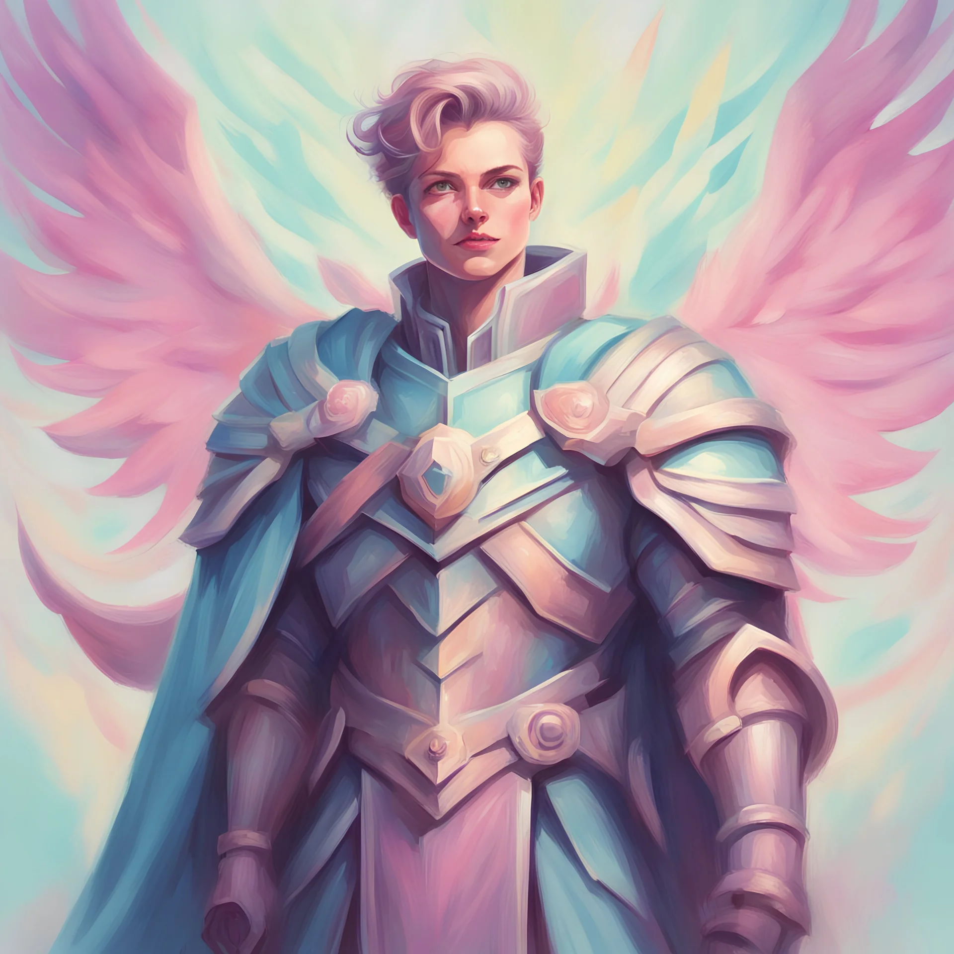 Oath Liberator Aglovale in pastel art style