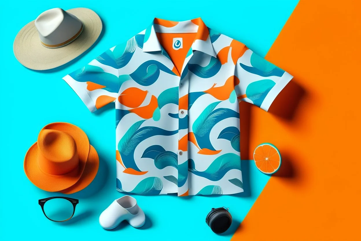 cool fun beach brand beach wear design abstract objects like havana brand full page like basqiat