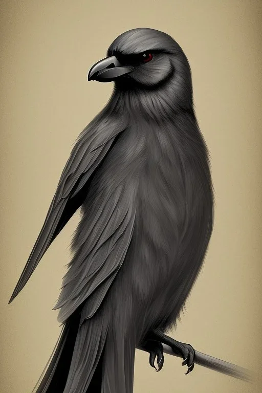 Very evil looking crow