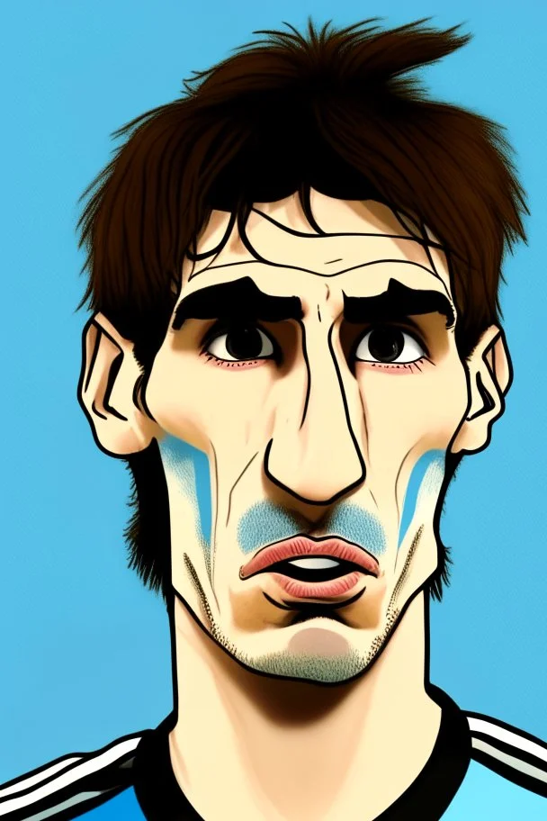 Alejandro Garnacho Argentine football player ,cartoon 2d