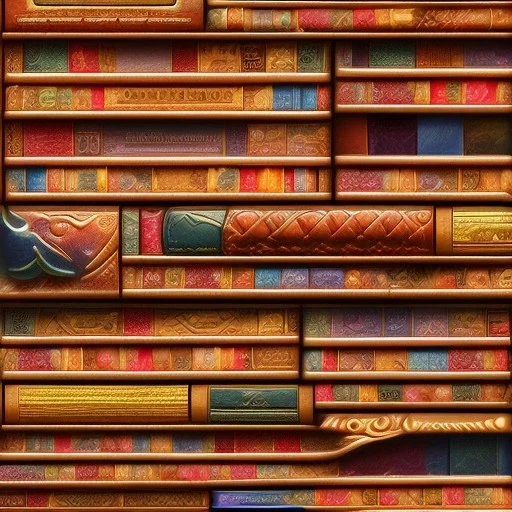 tileable game texture beautiful close up wooden colorful bookshelves block