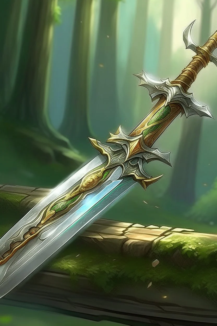 wood elf paladin sword