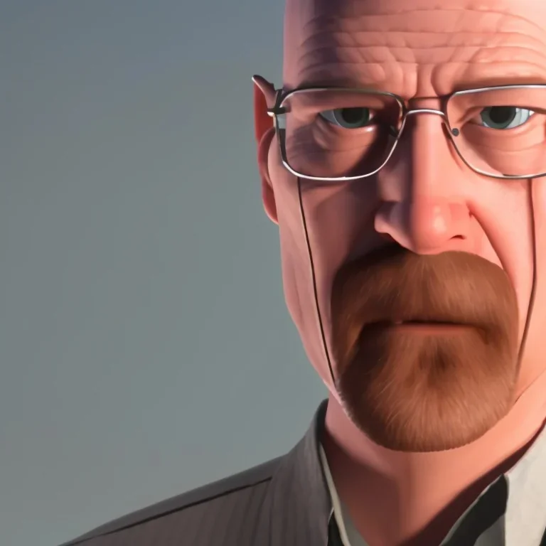 Walter white 8k realistic face with a fedora siting in a cafe