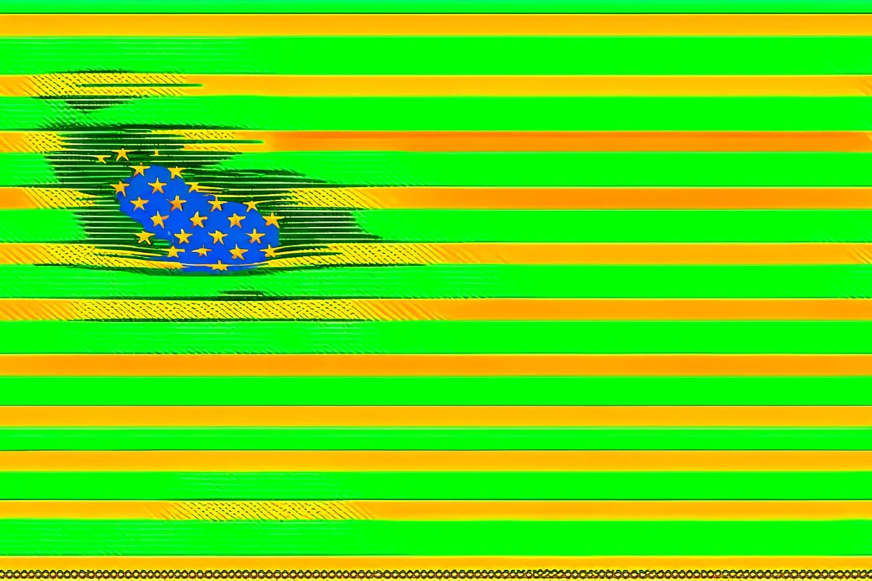 green American flag