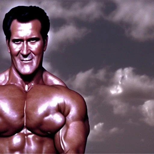 film still young bruce campbell bodybuilder dvd screengrab