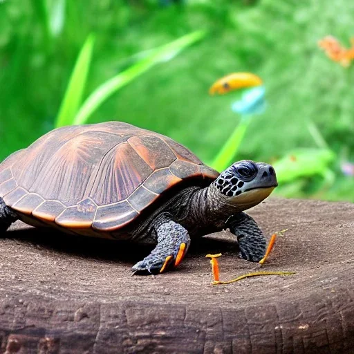 turtle and firefly