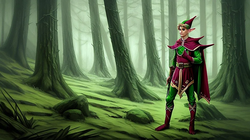 elf king in the forest