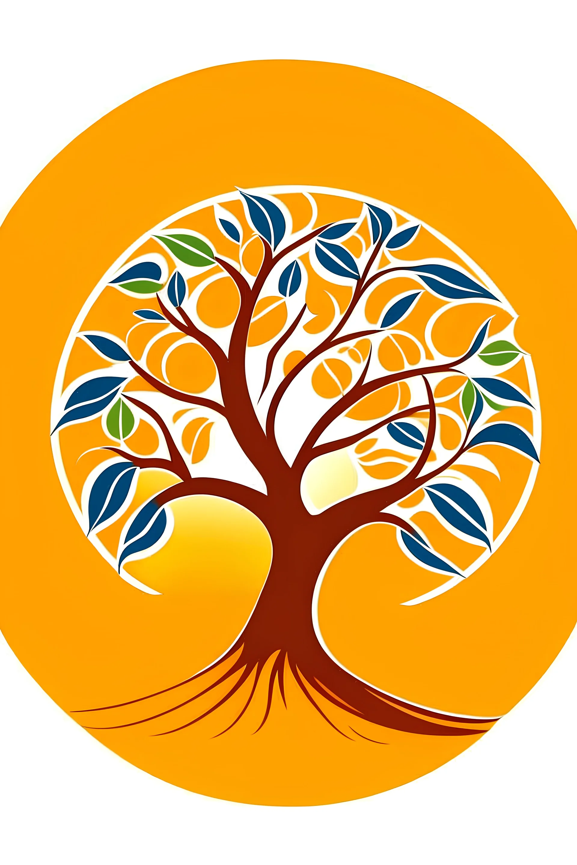 logo du fruit du jardin déden remplacé par une orange