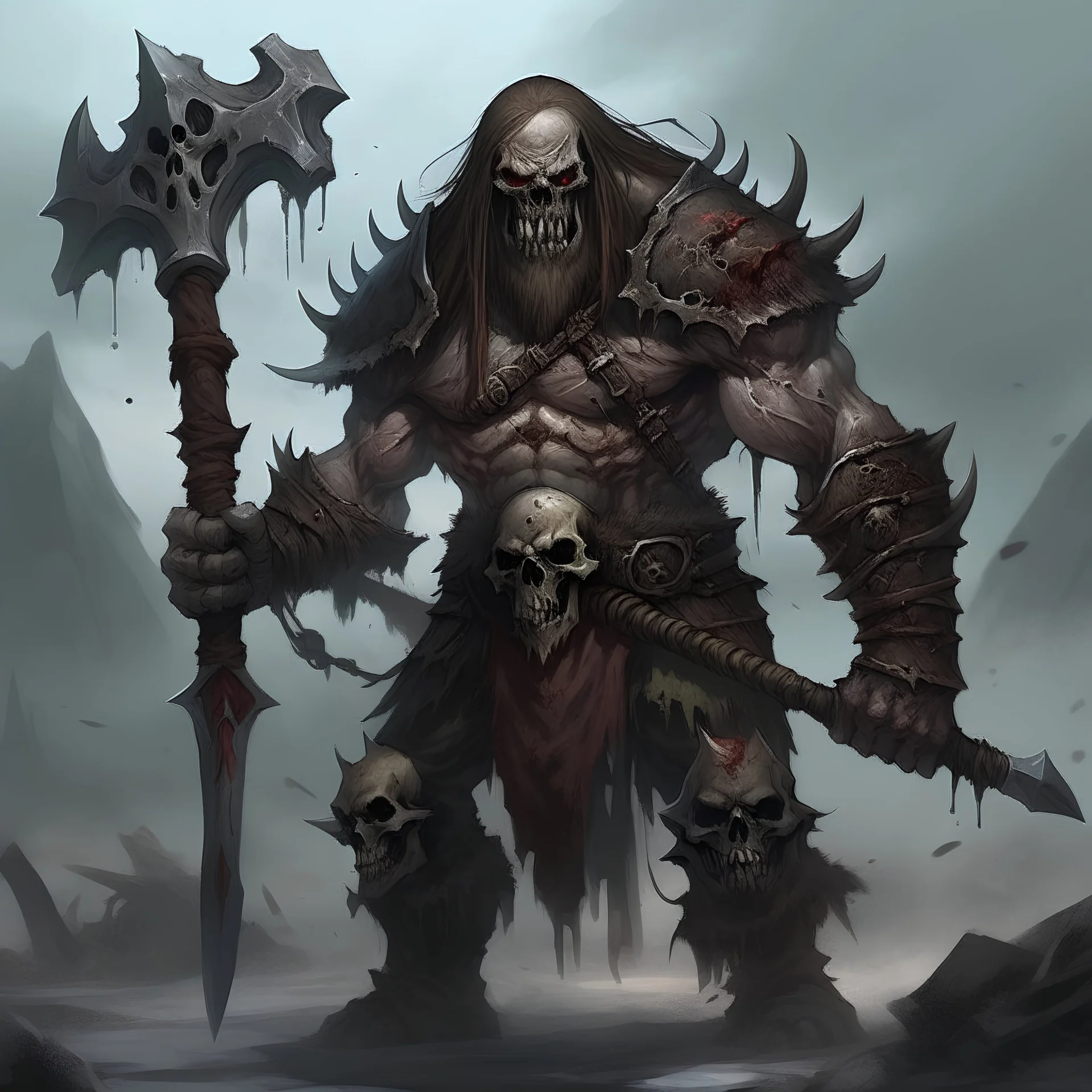 Undead berserker with an undying rage