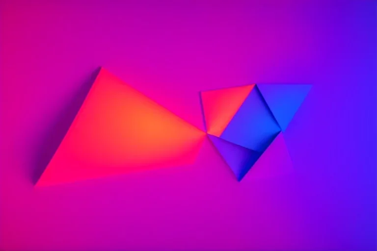 background geometric installation abstract rgb 3D