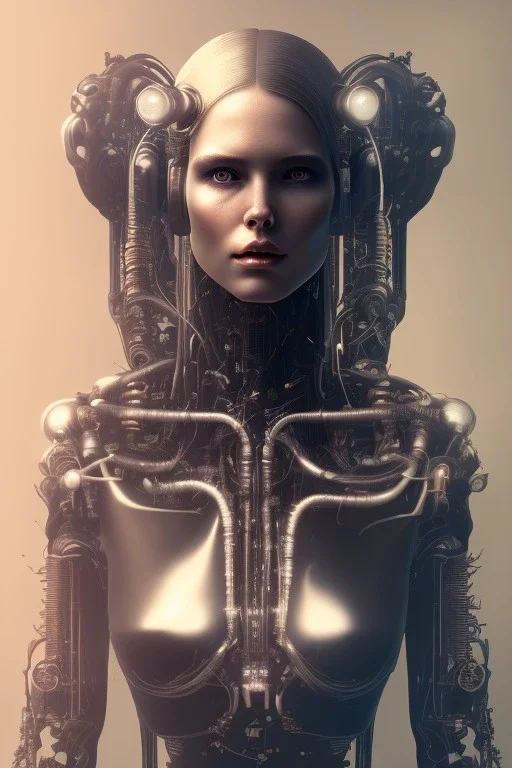 cyberpunk, head, women, portrai, cry, tears, tron, cyborg, robot, cyborg, white hair, seven , perfekt, real, dream, hr giger