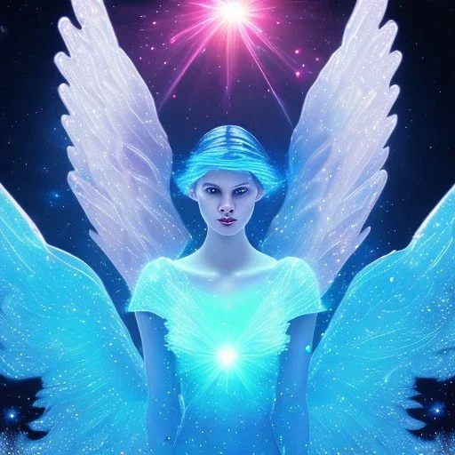 Angel crystalline, blue,pink , cosmic, opalescent, gemstones, crystals, other worldly,water,bright, ice background, snow lake blue