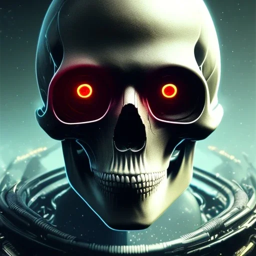 cyberpunk style ink ball skull picture in detailed tecnomancer frame, big black eyes, unreal engine 5, 8k resolution, photorealistic, ultra detailed, frame extreme sharp, accurate