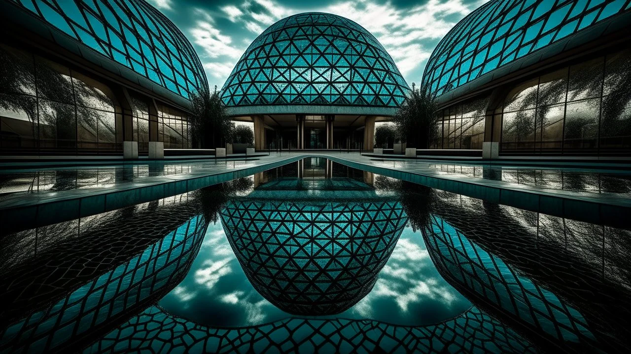 style norman foster, relaxation, luxury, dream world, calm beauty, symmetry, fantasy world, magic, beautiful composition, exquisite detail, 28mm lens