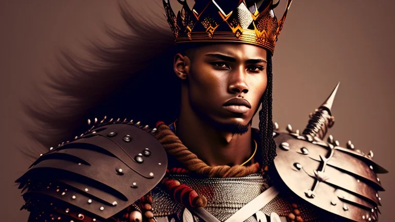 young man warrior king