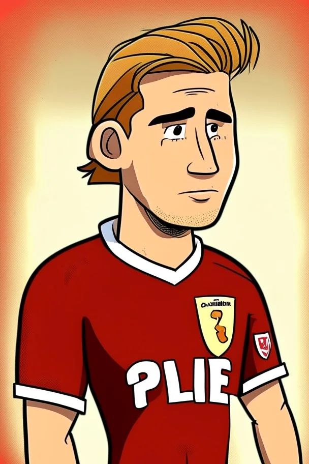 Cole Palmer English football player ,cartoon 2d