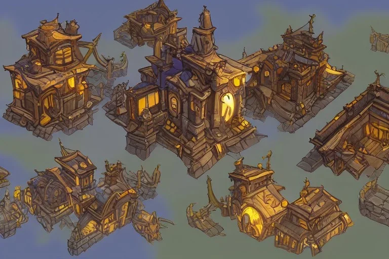 Torchlight 2 architecture concept in overwatch