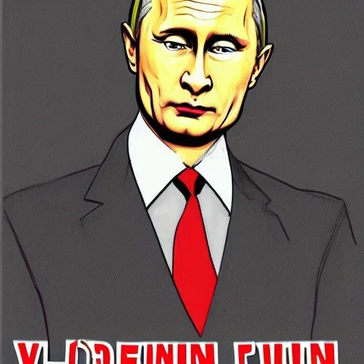 Vladimir Putin drawn by don martin