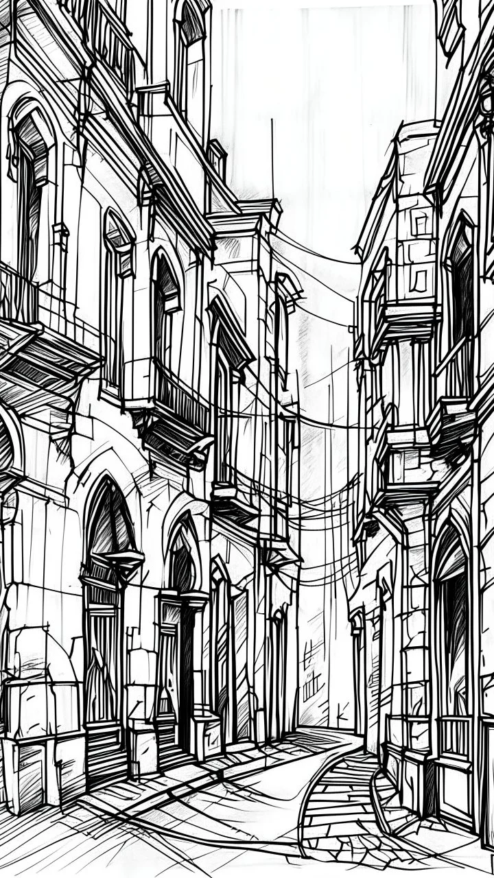 Fine line draw style