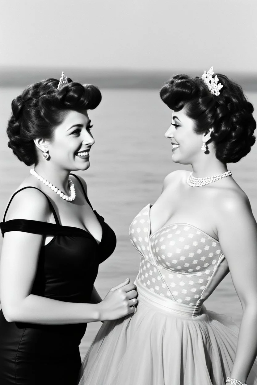 Esther Williams meets Annette Funicello.