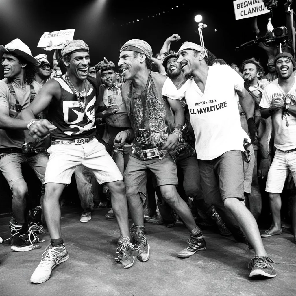 Manu Chao and the Radio Bemba Sound System dancing and singing on stage Perdido en el corazón De la grande Babylon (Como una raya en el mar) Me dicen el clandestino Por no llevar papel