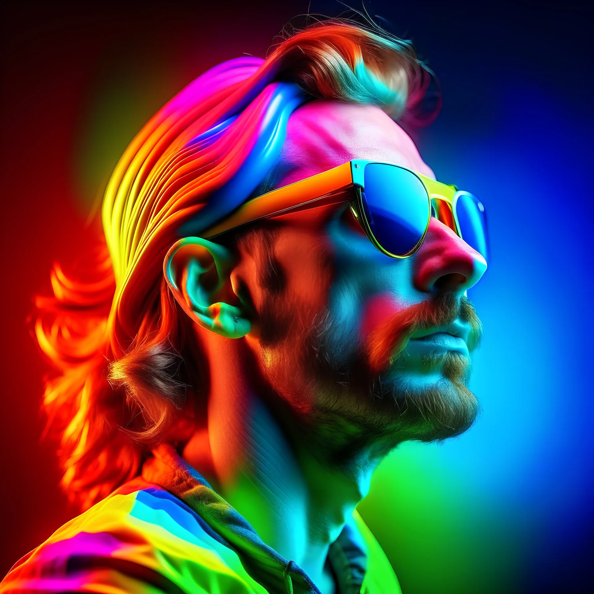 TROY With 3D technology and 8K resolution In rainbow colours