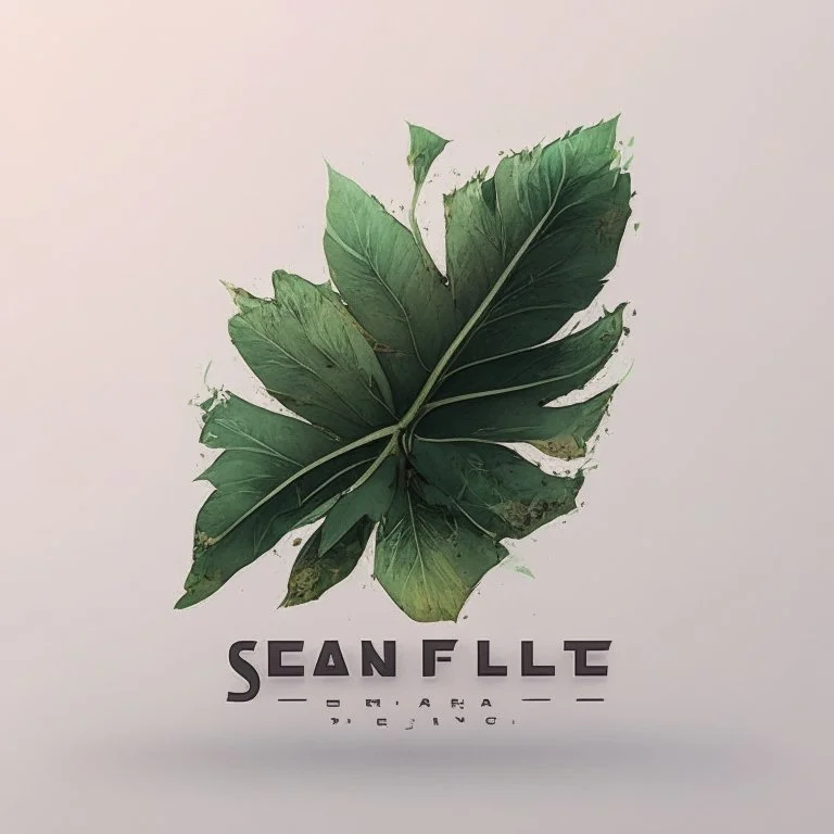 i want you to generate a logo for a new company named "SpiniLeaf" or Spinny Leaf. Something resembeling a spinning leaf, no words, HQ, digital art