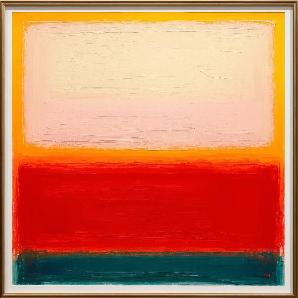 memories of tomorrow and pneumatic touriquet: color painting by mark rothko