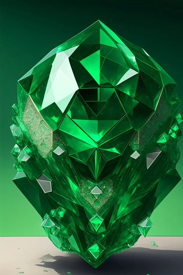 non-euclidian geometry giant emerald jewels house