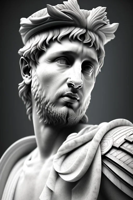 Ultra Realistic image, Roman sculpture, white marble material, Lionel Messi, sun radial crown, chisel style, waist up portrait, epic, celestial, gold, cinematic lighting, God light, god rays, 4k resolution, smooth details, ornate details, soft lighting, unreal engine 5, marble background.