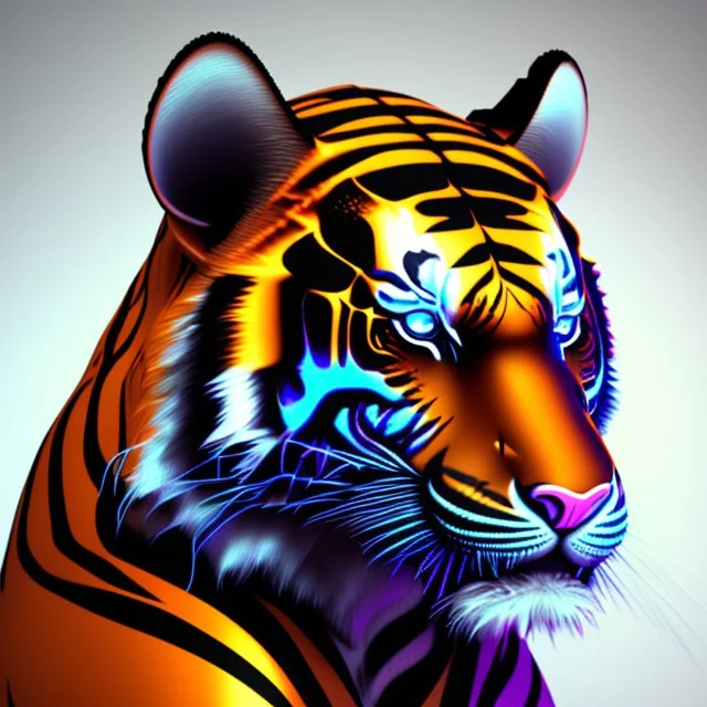 cyber tiger in 3d