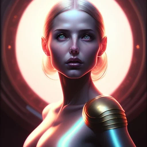 artgerm, joshua middleton comic cover art, pretty sarah michelle gellar superhero, very pale white skin, asymmetrical black spot covering left eye only, no spot right eye white around right eye