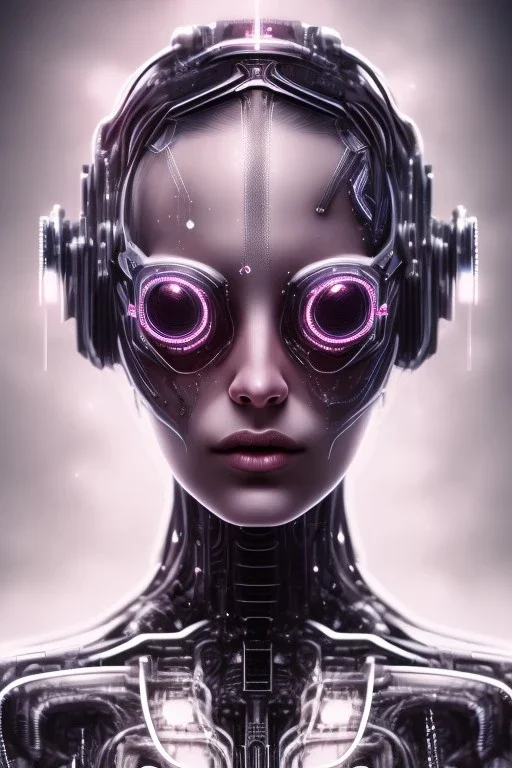 cyberpunk, head, women, portrai, open mouth, face cry, perfect skin, tron, cyborg, robot, cyborg , perfekt, real, dream, hr giger