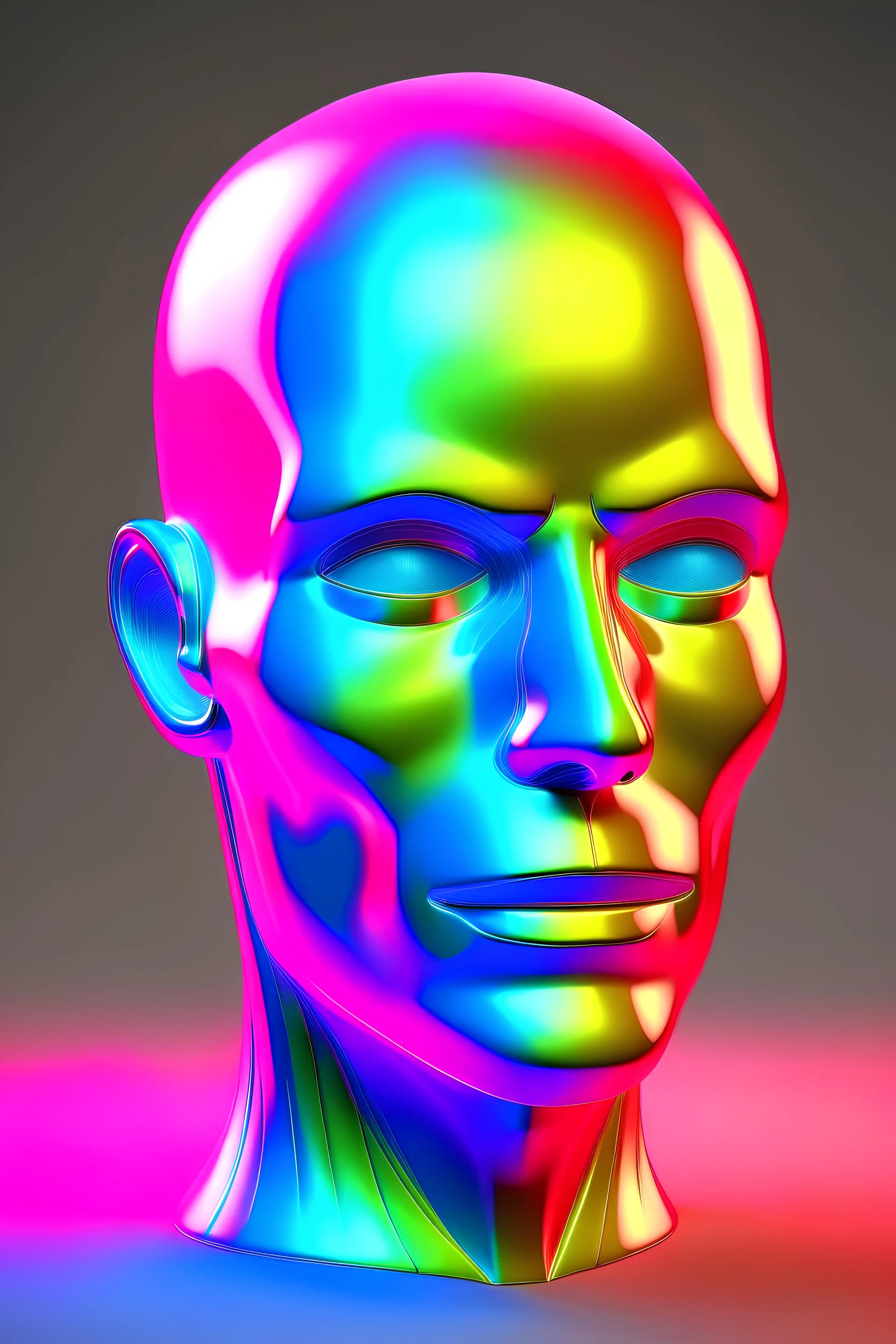 AI head face humanoid super sonic,, supernova colorfull background, real shape, super super realistic
