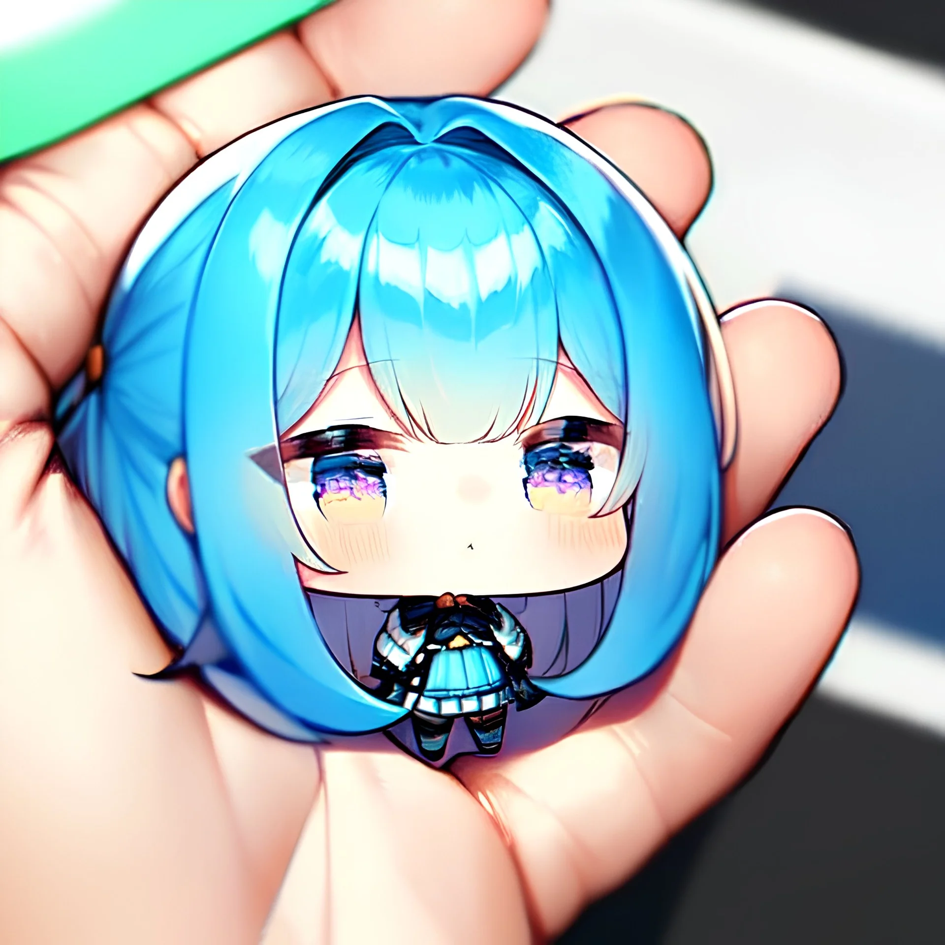 Clear focus,High resolution, A chibi drawing, Cute