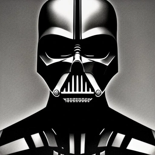 tim burton style of darth vader, sharp focus,3D, ultra detailed,