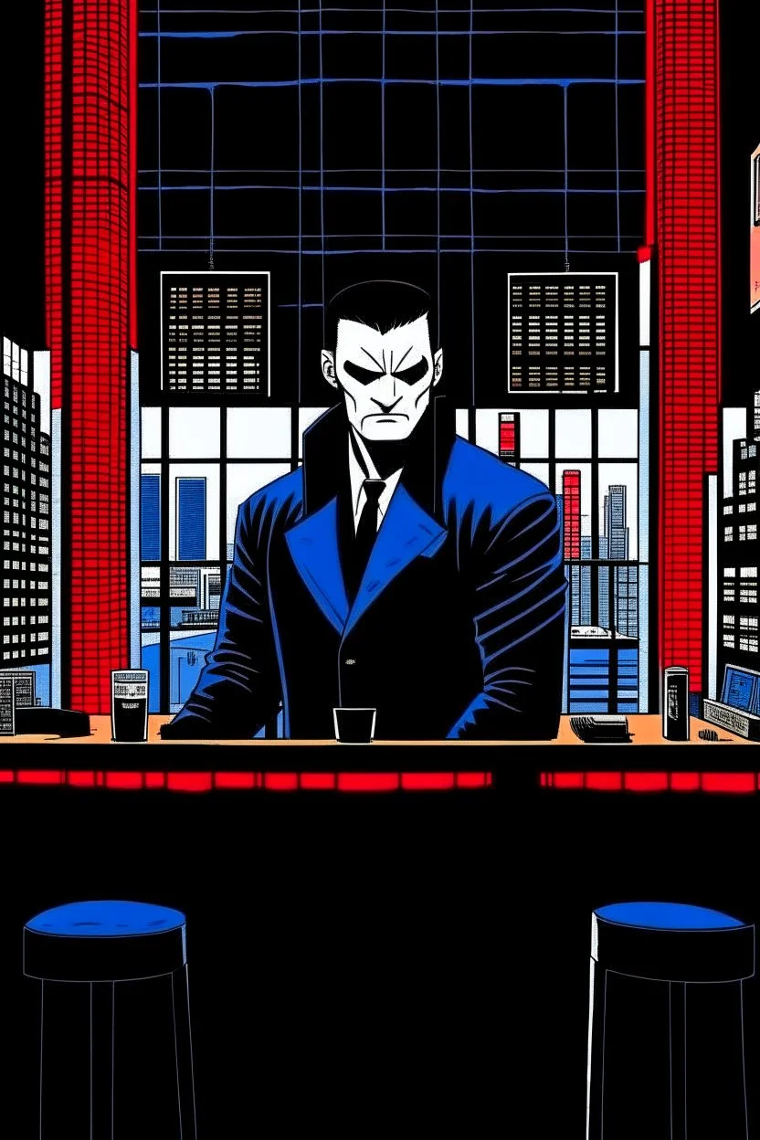 punisher sku;; CITY MEETING INSIDE THE STRIP CLUB the style of Hiroshi Nagai