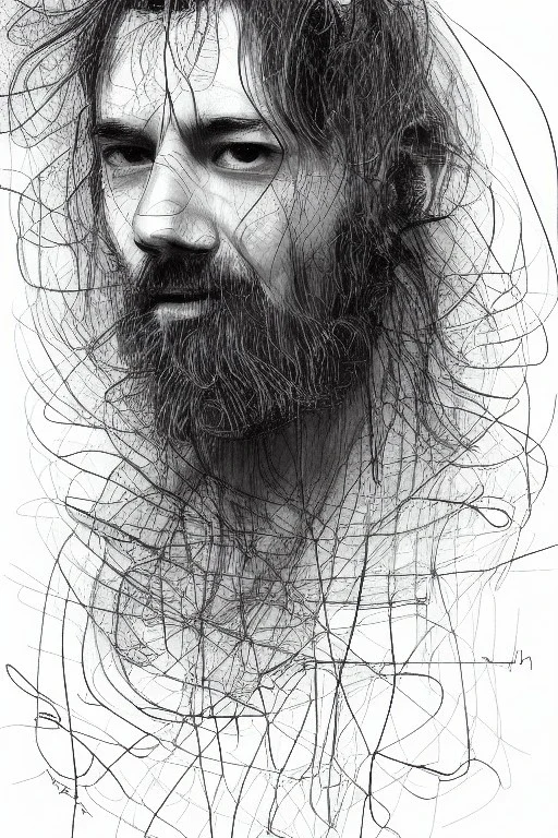 scribble portrait, 8k resolution, r_drawings_rene, scribble, scribble drawing, scribble art, deviantart, rdrawings25, synthetic, hairy scribble fill, line draw, scribble sketch, Vince low