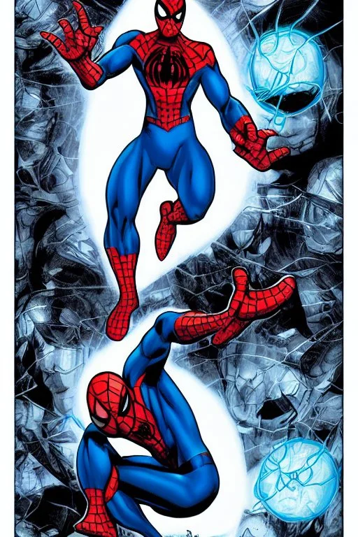 spider-man, DC blue lantern