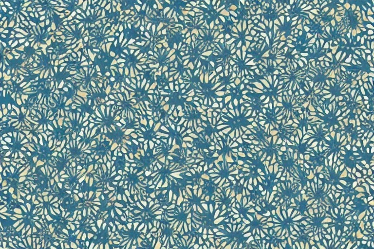 Seamless traditional, Xeranthemum print fabric pattern, surface design pattern