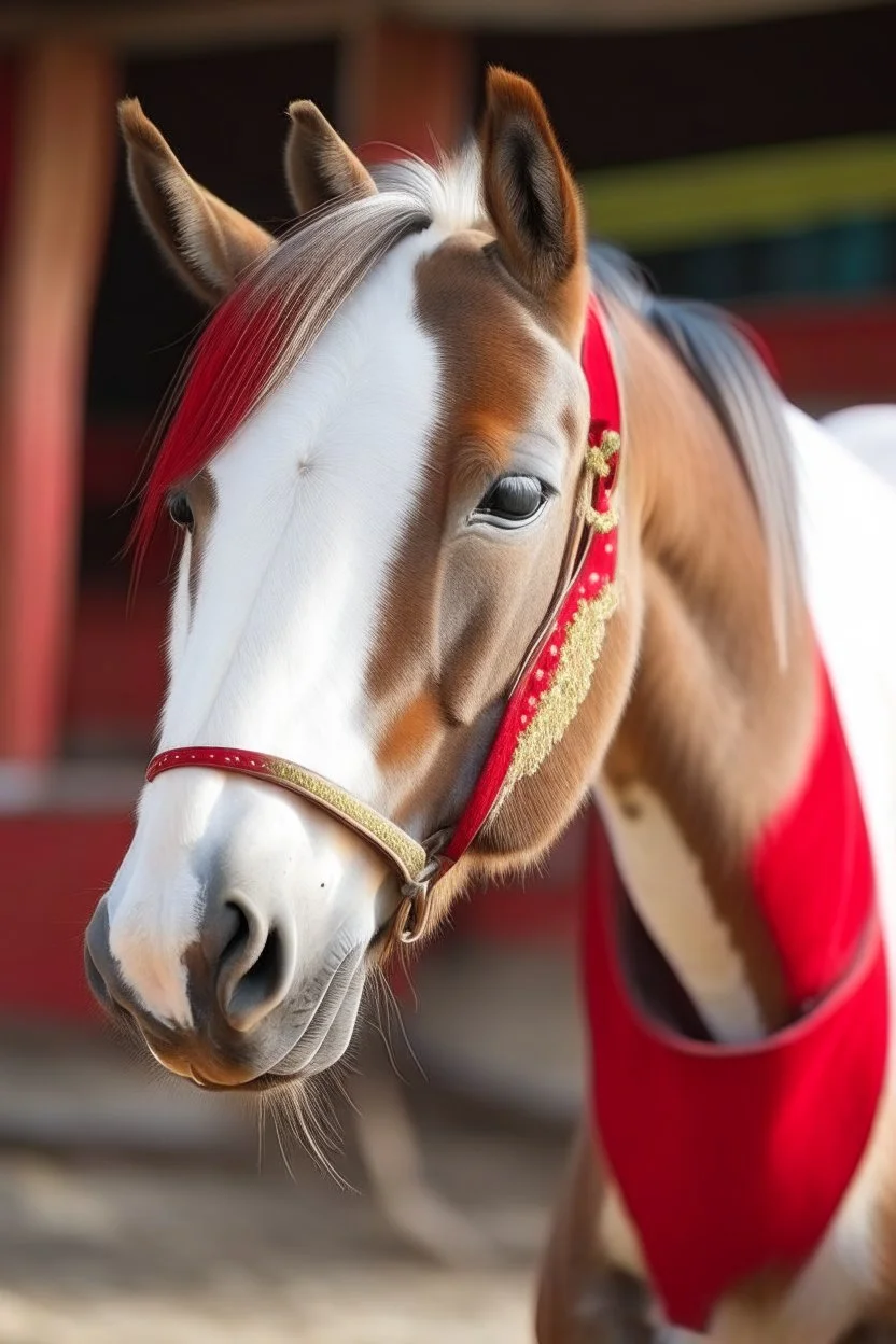 cute chinnese horse