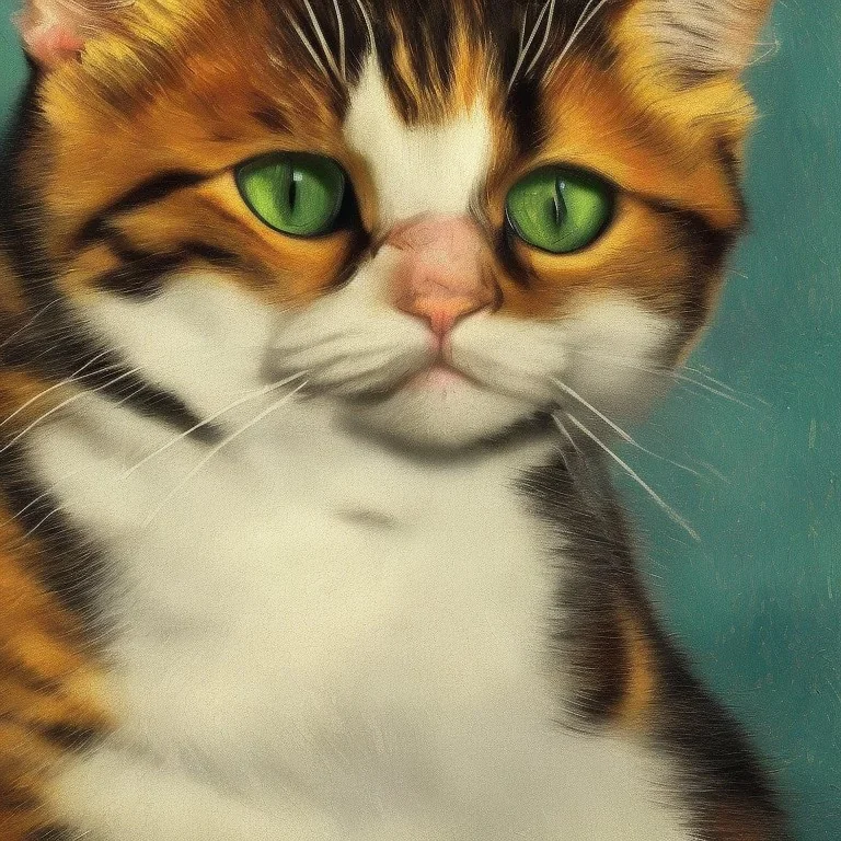 Porträt einer Katze von Van Gogh