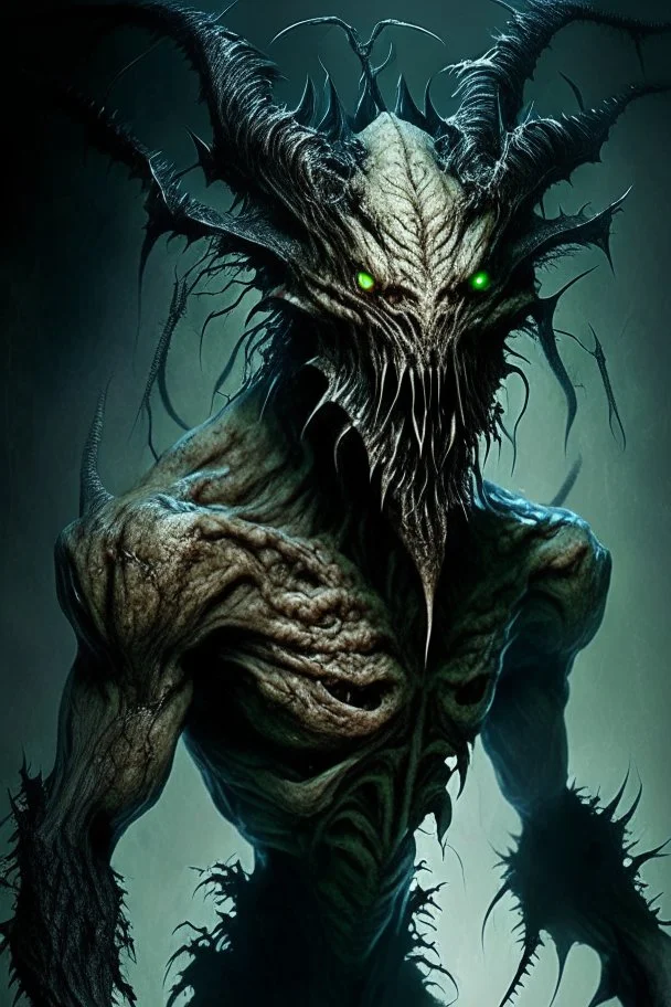 humanoid monster demon brutal beast demon abomination lovecraftian